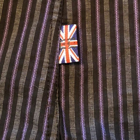 English Laundry by Christopher Wicks Striped Dress Shirt NWOT, Size 17 3… - Picture 11 of 11